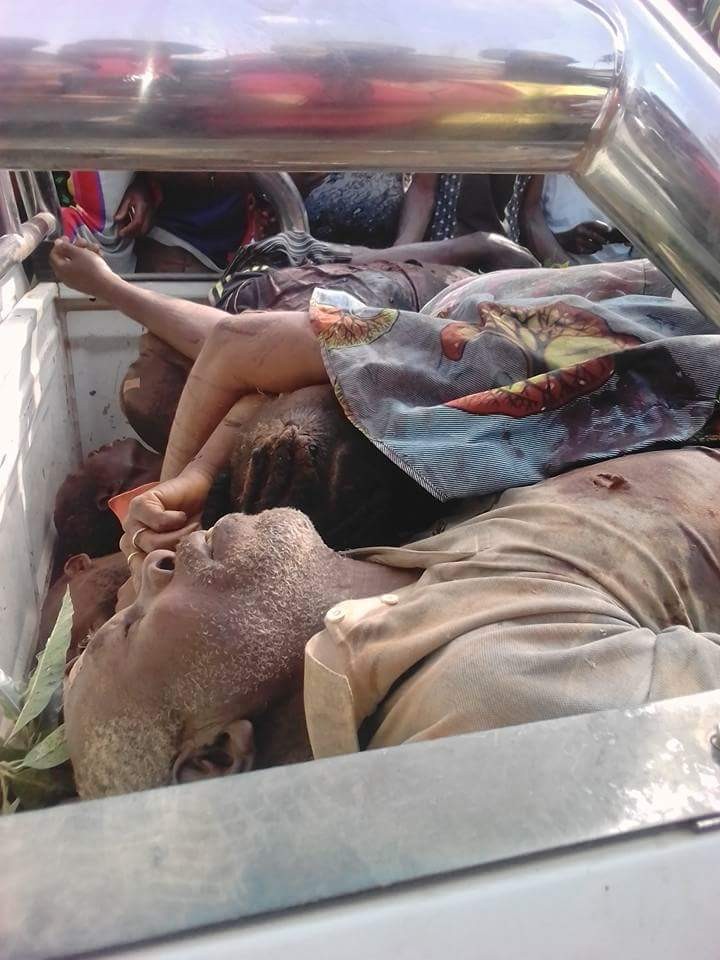 Benue state governor, Samuel Ortom, mourns priests and parishioners killed in today