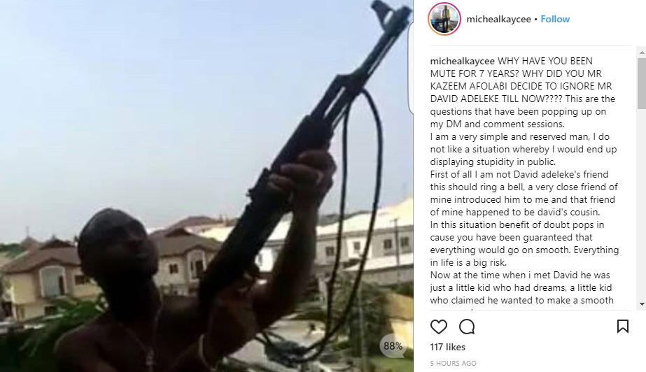 Jeweler accuses singer Davido of threatening to kill him over a N60m deal, releases voice recording of the threat made via phone call