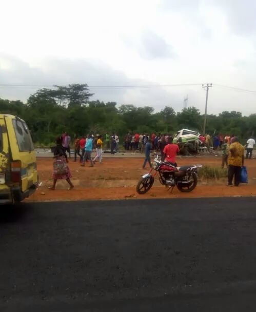 Photos: Several passengers killed in fatal accident along Enugu-Onitsha Expressway