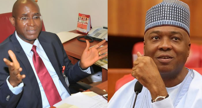 Senator Omo-Agege, Senate President Gukola Saraki
