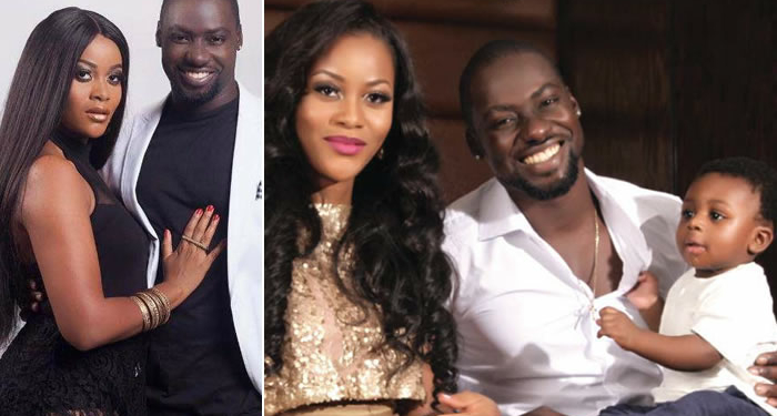 Damilola Adegbite, Chris Attoh and Son