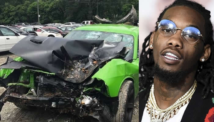 Rapper, Offset Survives Car Crash – HotFM Abuja