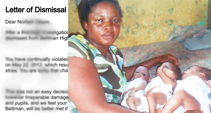 Precious and her triplets