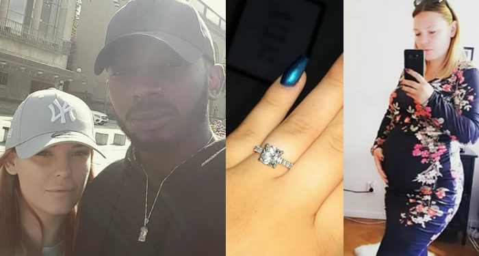 Mr May D and Girlfriend, Carolina Wassmuth