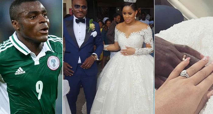 Emmanuel Emenike and wife, Iheoma Nnadi