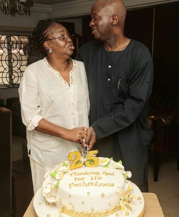 Babatunde Fashola and wife Abimbola celebrate 25th wedding anniversary