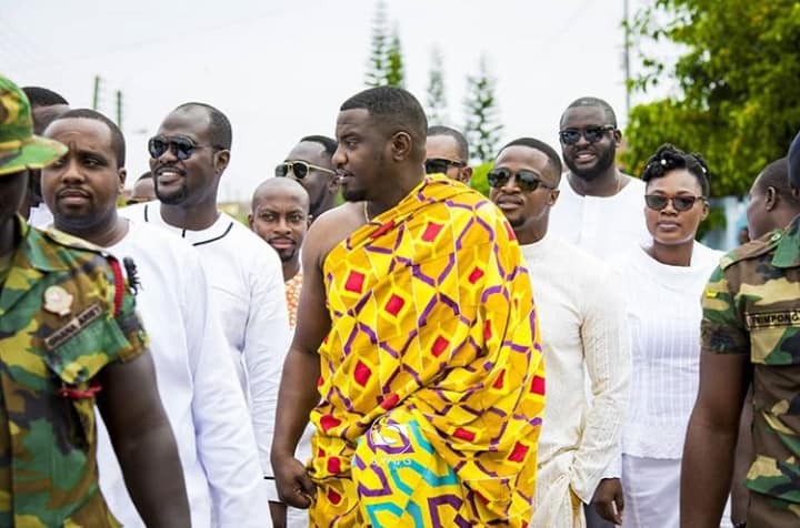 See star-studded photos from the traditional wedding of John Dumelo and his girlfriend Gifty Mawunya