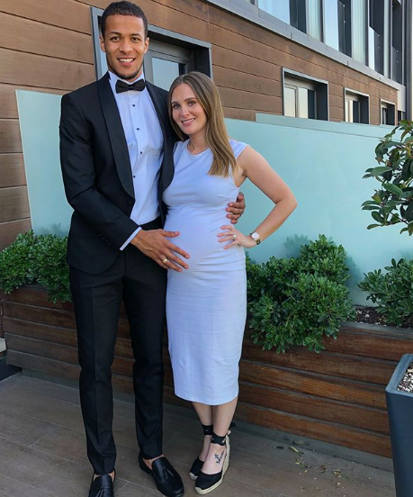 Super Eagles player, William Troost-Ekong shares cute photo with his pregnant girlfriend
