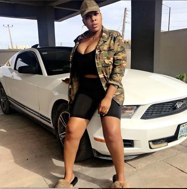 Check out the jaw-dropping boobs on Plus size-model Eva Kiss who recently wrapped up her NYSC programme (Photos)