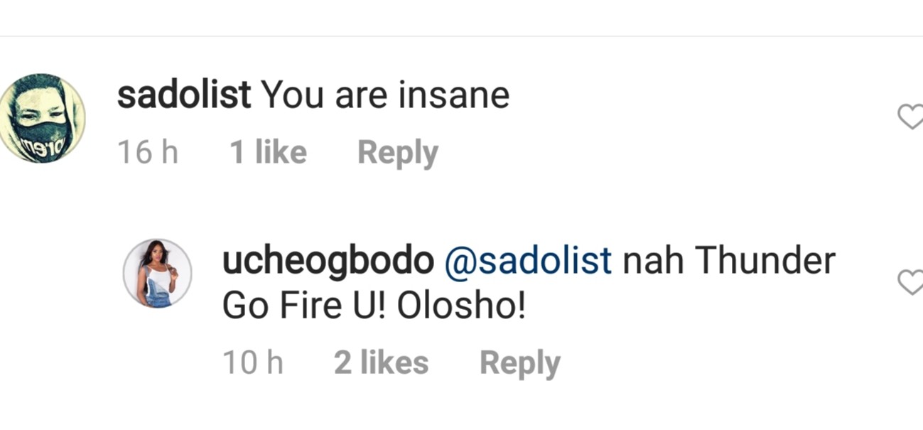 Actresses Onyi Alex and Uche Ogbodo savagely reply non-fans on Instagram