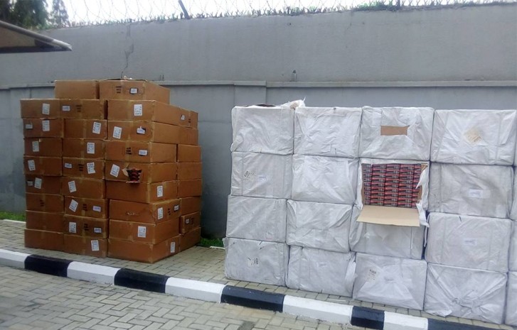 Photos: NDLEA seize 4 Tonnes of Tramadol at Lagos airport