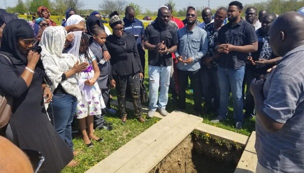Photos from the Funeral of Nollywood actress Aisha Abimbola aka Omoge Campus in Canada