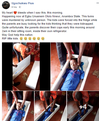 Graphic photos: Twin boys found dead inside their parent