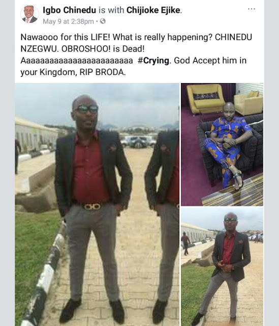  Abuja-based businessman beaten to death by unknown assailants in Enugu (photos)