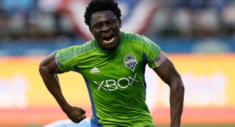 Jubilation as Obafemi Martins scores first goal after two-year drought
