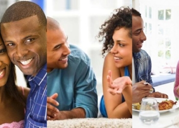 Couple smiling together --- Image by © LWA/Dann Tardif/Blend Images/Corbis