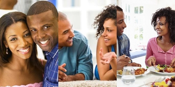 Couple smiling together --- Image by © LWA/Dann Tardif/Blend Images/Corbis