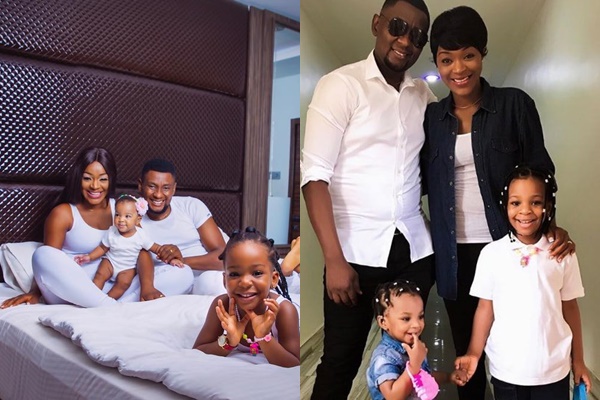 Actress, ChaCha Eke Shares Adorable Bedroom Photo With Her Husband And  Daughters