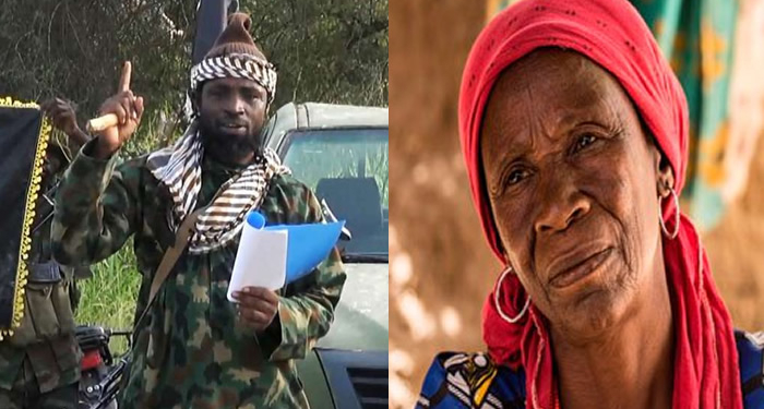Boko Haram Leader Abubakar Shekau and Mother, Mrs Falmata Abubakar