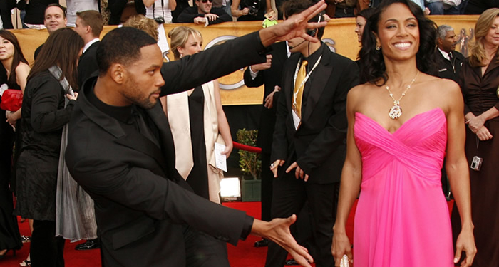 Jada Pinkett and Will Smith