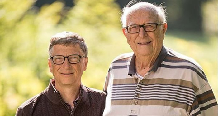 Bil Gates and his father, William Henry "Bill" Gates