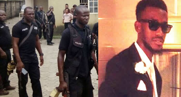 SARS Operatives and victim, Kamil Mahmud