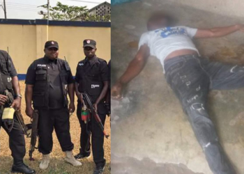 SARS, late Awilo on the floor