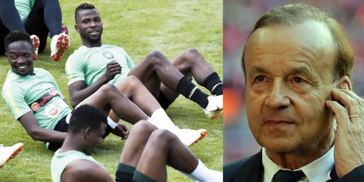 Super Eagles training, Super Eagles coach Gernot Rohr