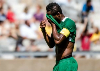Mikel Obi crying after 2-1 lose to Argentina