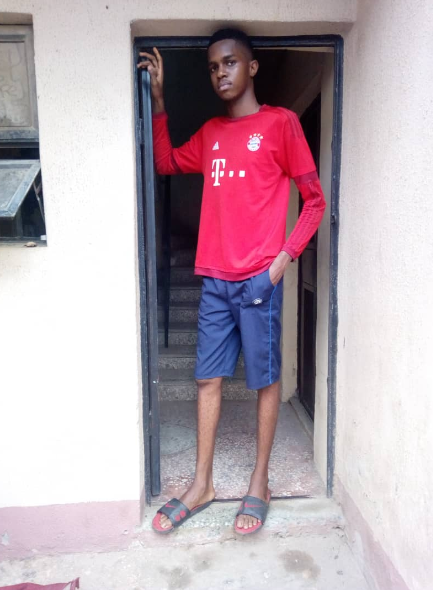 Meet Fortune Ibe believed to be the tallest 15-year-old in Nigeria