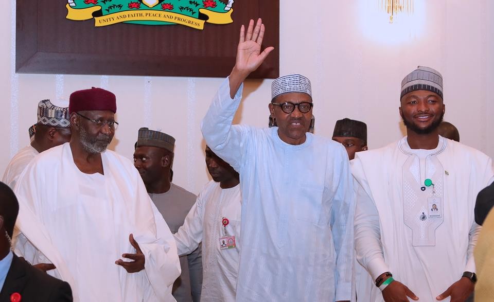 Photos: President Buhari breaks Ramadan fast with Tobi Bakre, Sound Sultan, Tania Omotayo, Kunle Afolayan, others