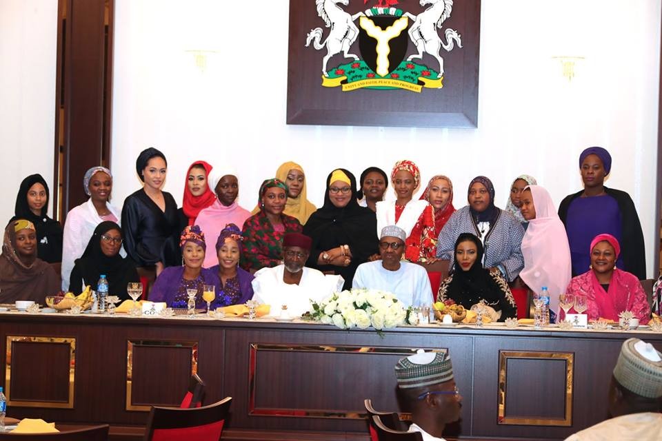 Photos: President Buhari breaks Ramadan fast with Tobi Bakre, Sound Sultan, Tania Omotayo, Kunle Afolayan, others