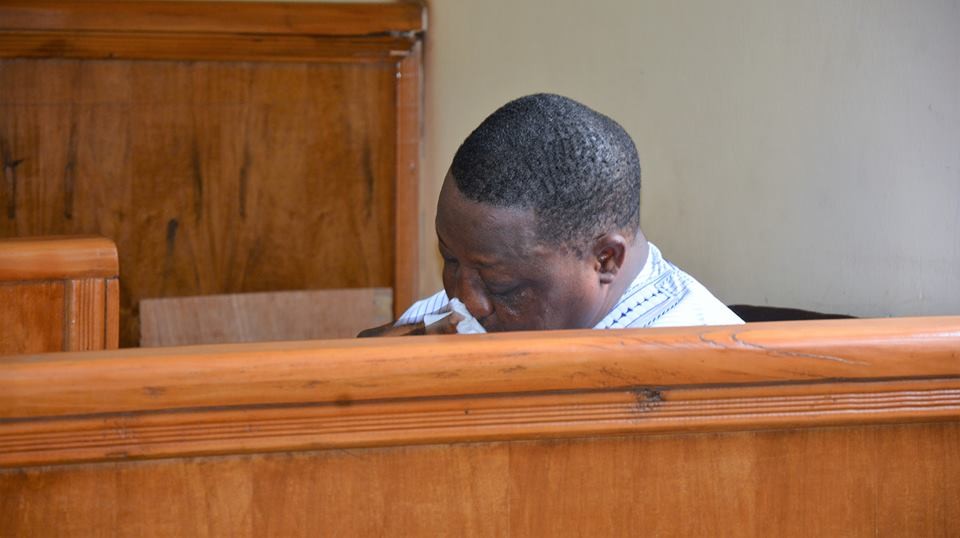 Photos: Ex-Plateau state governor, Joshua Dariye, weeps as court sentence him to 14 years imprisonment for N1.1bn fraud