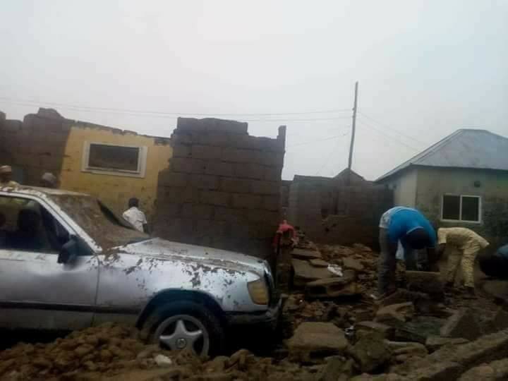 Sand storm and heavy rainfall wrecks havoc in Bauchi (photos)