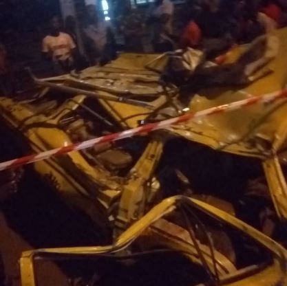 Update:Two bodies recovered so far from the Ojuelegba container accident (Photos)