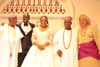 One year after their elaborate wedding, Obasanjo