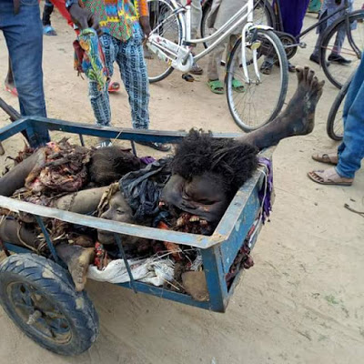 Photos from the scene of explosion that rocked Borno Village