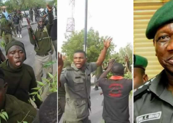 Protesting Policemen, IG Idris