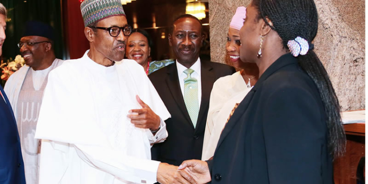 President Muhammadu Buhari, Kemi Adeosun