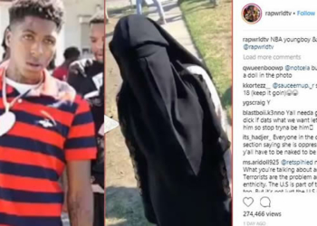 NBA Youngboy Girl-Friend wears Burka