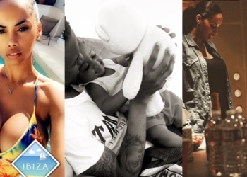 Jada Pollock, Wizkid and baby