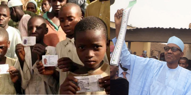 Underage Voters, president Muhammadu Buhari