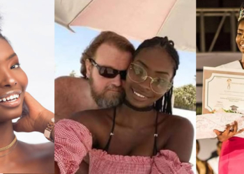 Melba Shakabozha and her lover, Maj