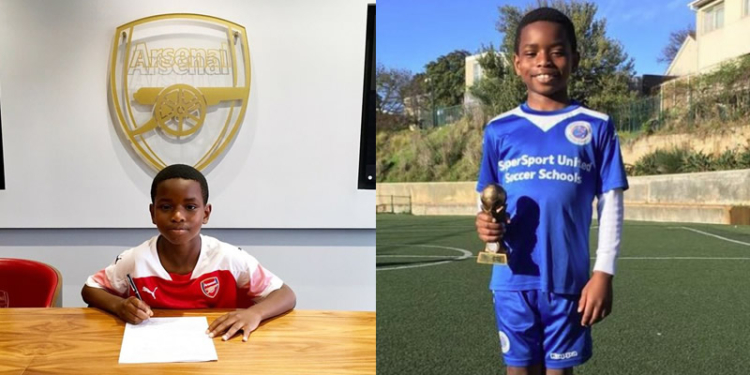 Arsenal signs Jayden Adetiba