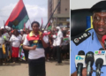 Pro-Biafra protesters, IGP Idris