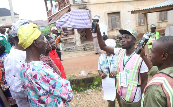 NYSC Corp, INEC agents educating voters during Osun Elections