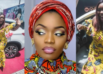 Bisola Aiyeola receives AMVCA trailblazer award car prize