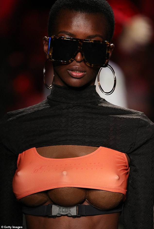 Photos: Models with three breasts hit the runway at the?2018 Milan Fashion Week