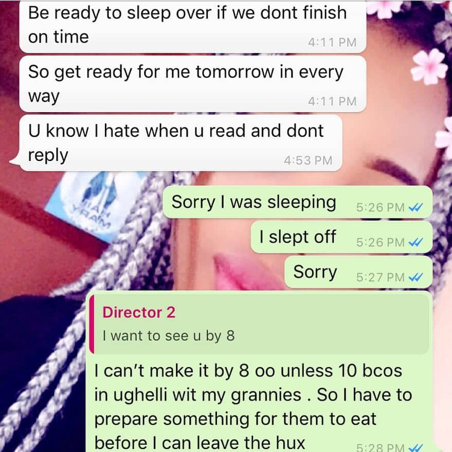 Actress Stella Clifford calls out married movie director demanding sex for work, shares screenshots of their chat