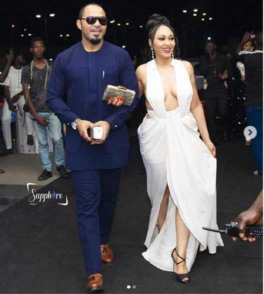 Actress Rosy Meurer goes braless in stunning white dress as she steps out with Ramsey Noah for 